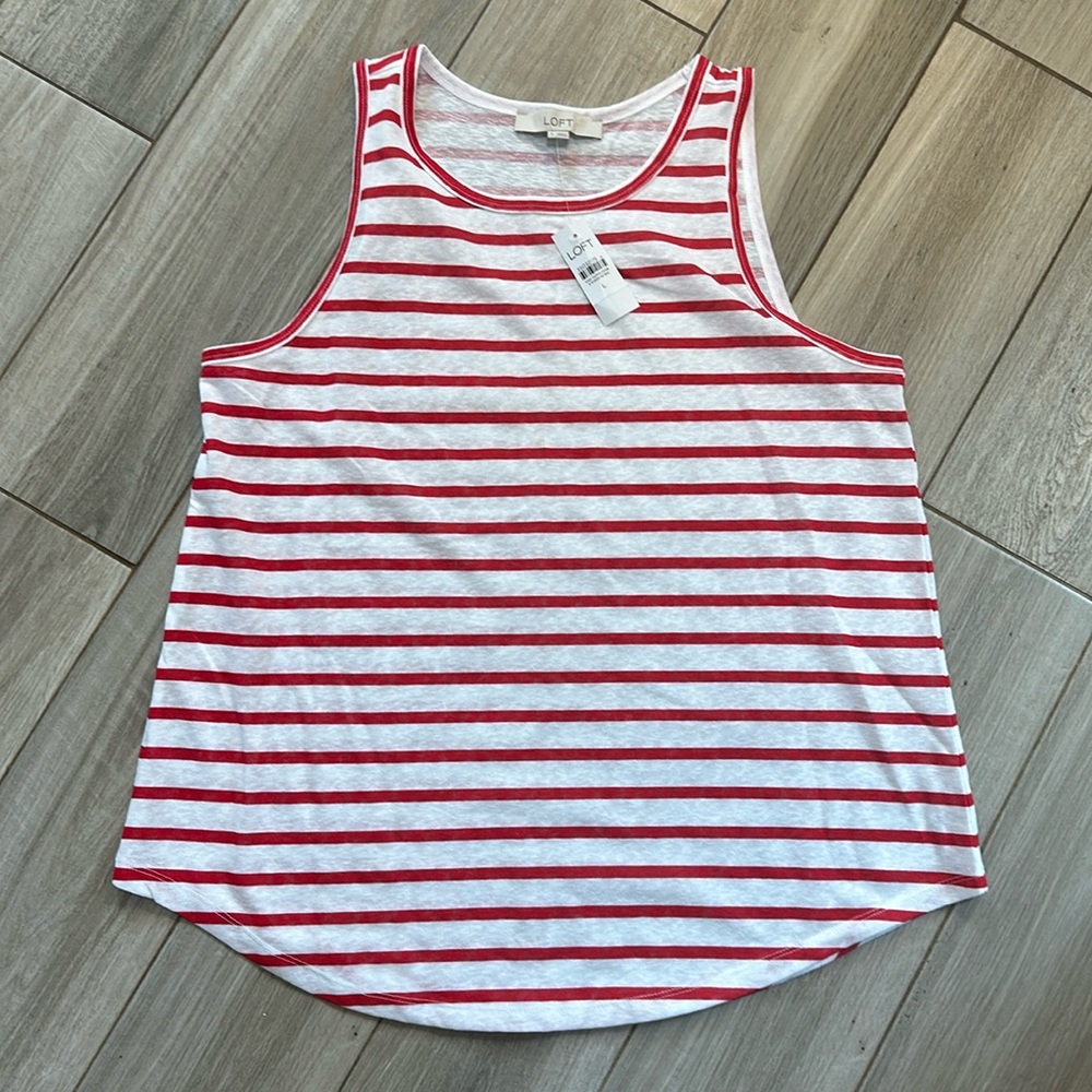 LOFT Striped Tank - NWT